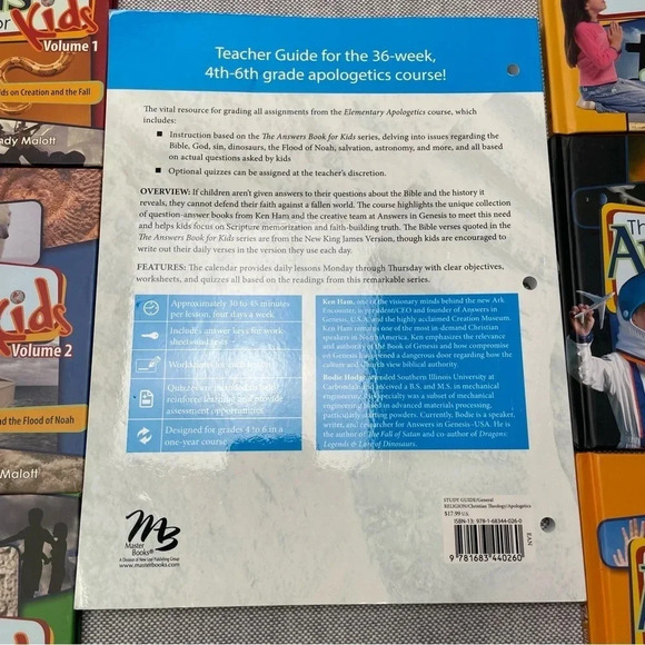 Masterbooks Elementary Christian Apologetics Curriculum - Picture 4 of 4
